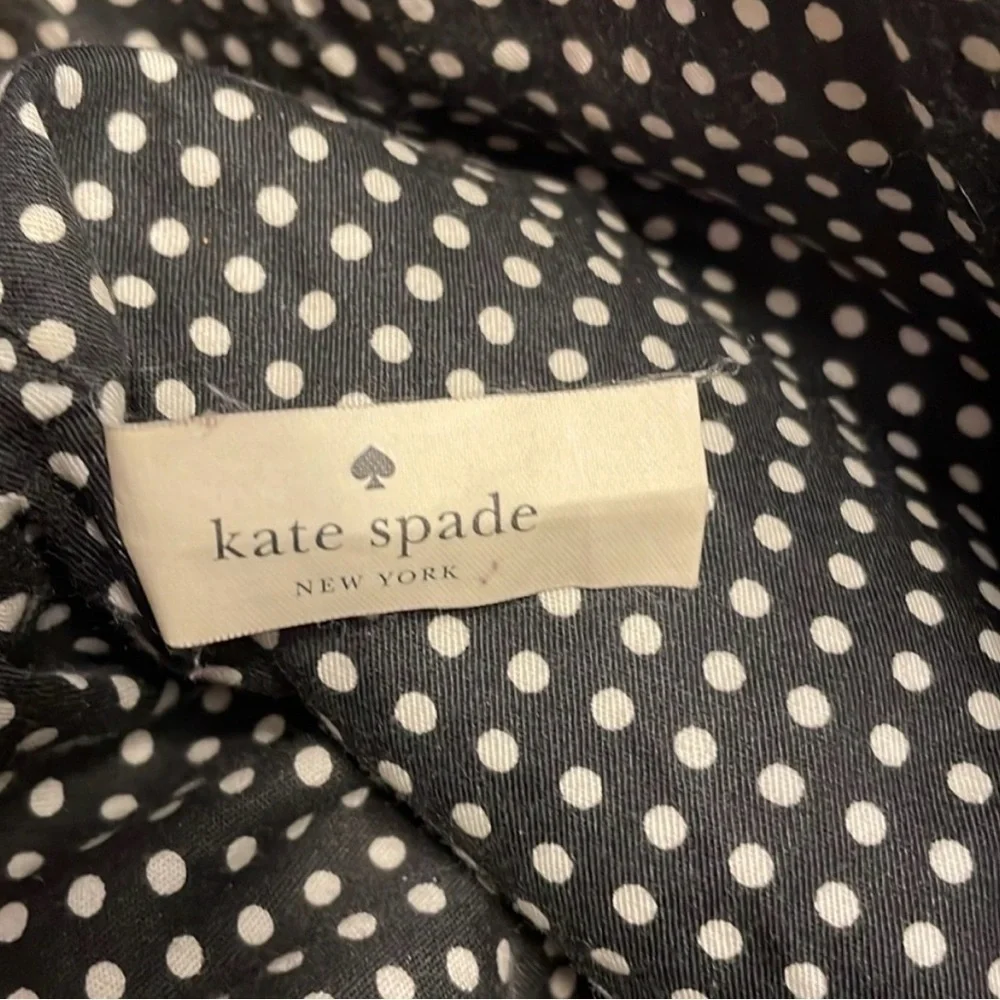 Kate Spade Black and White Bow Tote